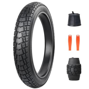 Imagem de BALINGE 1 pacote com tubo 26 x 4,0 pneu gordo para Ebike, mountain bike, triciclo, ideal para neve, lama, estrada de cascalho, pneu resistente ao desgaste para todos os terrenos, preto, 1 pneus, 1