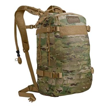 Imagem de CamelBak H.A.W.G. Mochila tática de hidratação com bexiga reservatório Crux Spec de 2,835 g/3L Mil Spec - MOLLE, Multicam