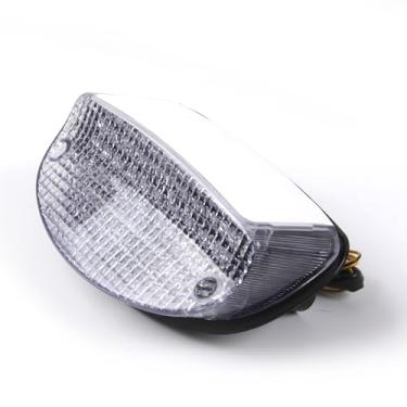 Imagem de ArashiMoto Lanterna traseira de LED Arashi para Suzuki GSX650F 2008-2009, GS500F 2003-2005, peças de acessórios de reposição de motocicleta, luz traseira de freio, lente transparente integrada