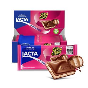 Imagem de Chocolate Lacta Recheado Sonho De Valsa Caixa Com 17 Unidades De 98g