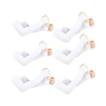 Imagem de Mangas Protetoras UV Para Homens E Mulheres, 6 Pares, Mangas Esportiva