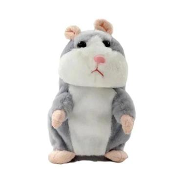 Imagem de Brinquedo De Pelúcia Hamster Falante Para Crianças, Boneco De Animal E