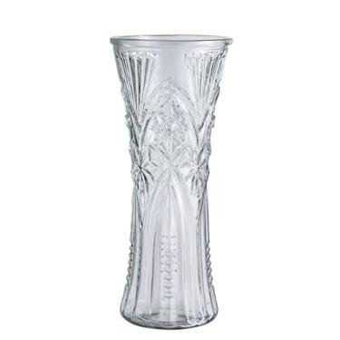 Imagem de Vaso Decorativo De Vidro Grande Jarro Flores Plantas Lapidação