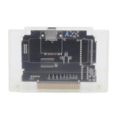 Imagem de Generic Cartucho de Jogos, V1.0 3000 Em 1 Console Cartucho de Videogame Salva Automaticamente Multifuncional Portátil para Console de Jogos (Branco Transparente)