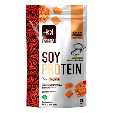 Imagem de Soy Protein Paçoca Rakkau 600g - Vegano - Proteína De Soja