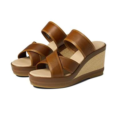 Imagem de Sperry Sandália feminina Fairwater Plushwave anabela, Bronzeado, 12