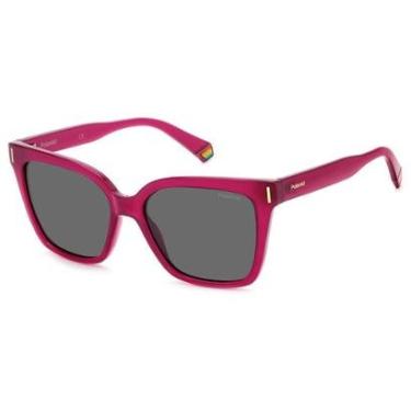 Imagem de Óculos de Sol Polaroid Pld 6192/S MU1 - 54 Rosa-Feminino