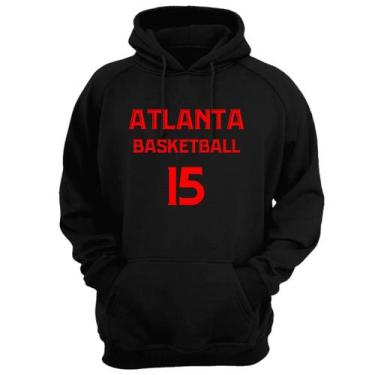 Imagem de Blusa Moletom Capuz Basquete Atlanta Basketball número 15 - Loja Click