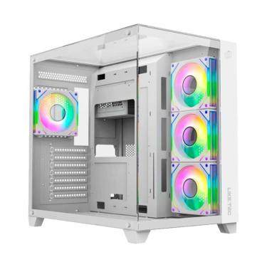 Imagem de Gabinete Liketec Gamer Zeus Pro Glass, Sky Tower, ATX, Frontal e Teto em Vidro Temperado-Unissex