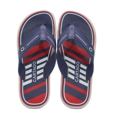 Imagem de Chinelo Masculino Cartago Palermo II 12572 Azul-Masculino