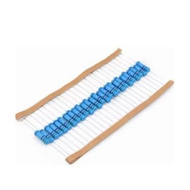 Imagem de 10 peças de resistor de filme de metal 3W 1% 1R-2.2M 0.1 0.22 1 120 200 240 510 560 680 1K 3.3K 5.1K 5.6K 7.5K 10K 75K 330K 430K 1M ohms FXPCGZISH( 2,4R)