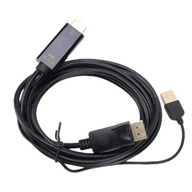 Imagem de ASHATA Adaptador de Cabo 4K HDMI para DisplayPort, Cabo Adaptador HD para DisplayPort Plug and Play para Monitor de Computador