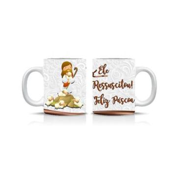 Imagem de Caneca Personalizada Ele Ressuscitou - Lojinha Da Luc Adesivos