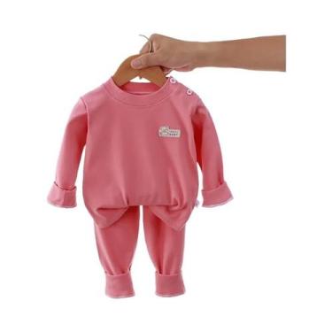 Imagem de Pijamas Infantis De Veludo Quente Para Primavera E Outono Com Estampa 