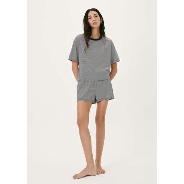 Imagem de Pijama Curto Feminino Listrado-Feminino