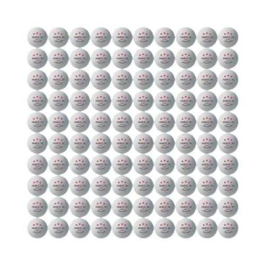 Imagem de Bolas De Treinamento De Tênis De Mesa Brancas E Laranjas ABS Huieson 3