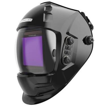 Imagem de Capacete de soldagem YESWELDER Solar Power Auto Darkening