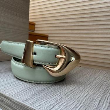 Imagem de Cinto Feminino Luxo AYLA Lindo!!, Verde menta