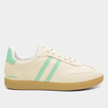 Imagem de Tênis Ramarim Casual Feminino, Bege, Verde, 38