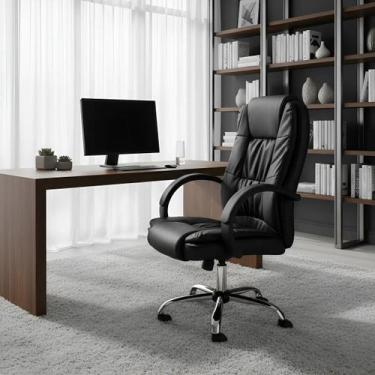 Imagem de Cadeira Escritório Presidente Prime Reclinável Ergonômica - Tech Manda