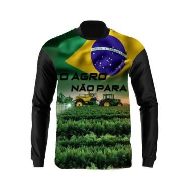 Imagem de Camisa Masculina Agro Dry Bruto Fazenda Pecuária Proteçao Solar - MT C