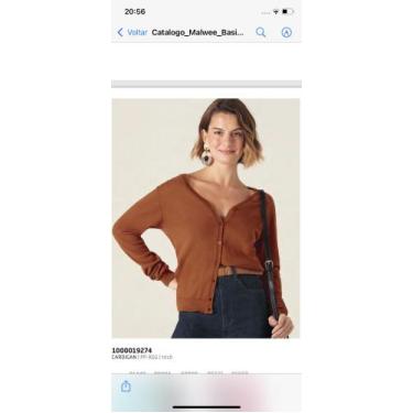 Imagem de Cardigan de tricô com botão - Malwee