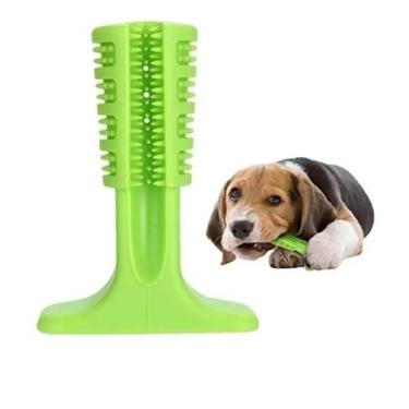 Imagem de Kit 10 escova dente para cachorro e mordedor toothbrush pequeno - Não 