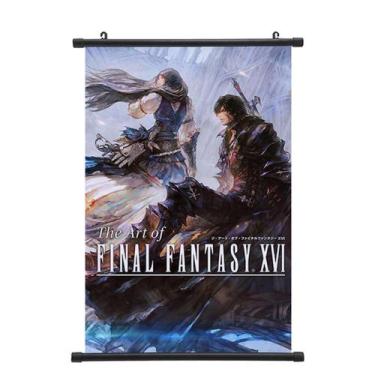 Imagem de Pôster de pintura de parede em tela Final Fantasy Anime 40x60cm - yiwe