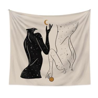 Imagem de Tapeçaria, beleza, estética de sala de parede, 150x130cm, microtecido 