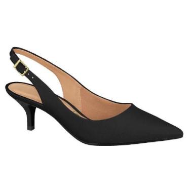 Imagem de Scarpin vizzano slingback ref 1122.806.7286 feminino, 36, Preto