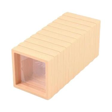 Imagem de Pacote Com 10 Suportes Portáteis 3D Flutuantes Para Joias, Estojo Orga