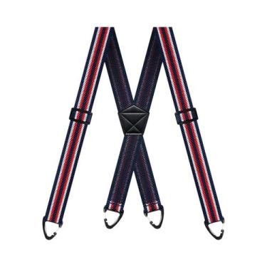 Imagem de Suspensórios Masculinos Reforçados Ajustáveis Elásticos De 4,06 Cm De 
