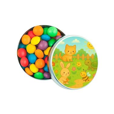 Imagem de Latinha Lembrancinha Personalizada Jardim dos Bichinhos