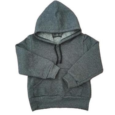 Imagem de Blusa de frio moletom infantil cinza mescla 1 a 4 anos - Bella Toft, C