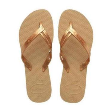 Imagem de Chinelo Havaianas Elegance - Dourado - Tam 35/36-Feminino
