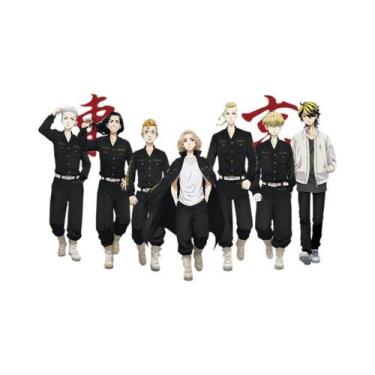 Imagem de Pôster De Anime Manji Gang Tokyo Revengers, Pintura Em Tela, Arte De P