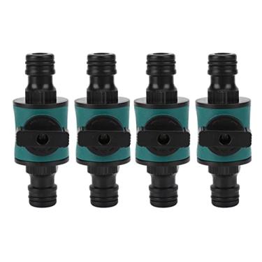 Imagem de 4 pe?as de conex?es de mangueira de ¨¢gua de pl¨¢stico,Conector r¨¢pido de mangueira de...