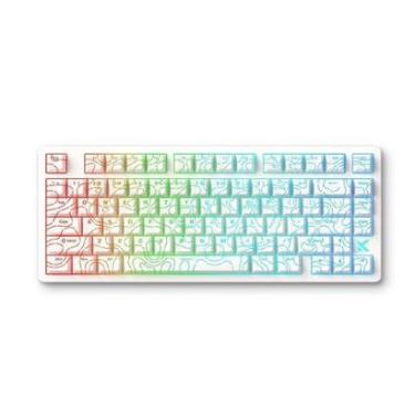 Imagem de Teclado Magnético Gamer MCHOSE MC-Jet75-5, Switch Topographic Uranus, Rapid Trigger, RGB MC-Jet75-5-Unissex