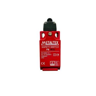 Imagem de Fs9512 Chave Fim Curso Seg. 2nf+1na Pino C/ Rolete Metaltex, 220V