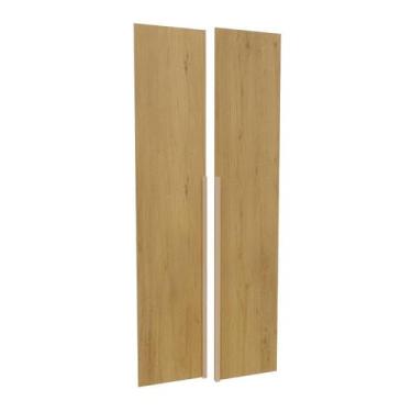 Imagem de Kit 2 Portas para Guarda-roupa Modular 80cm Jade Cabecasa Madeiramadei