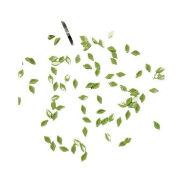 Imagem de Pingentes De Unha Folhas Verdes 50pçs Decorações De Resina Kawaii Aces