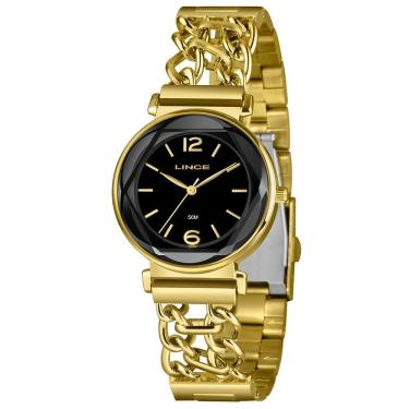 Imagem de Relógio Lince Feminino Ref: Lrg4841l34 P2kx Bracelete Dourado
