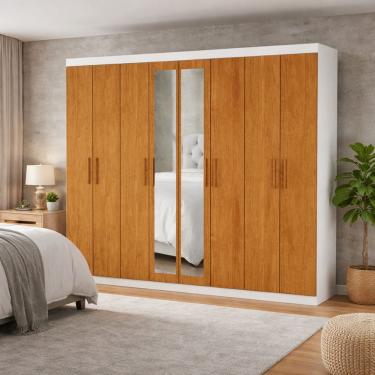 Imagem de Guarda Roupa 8 Portas Espelho Gran Prime-Grand Line