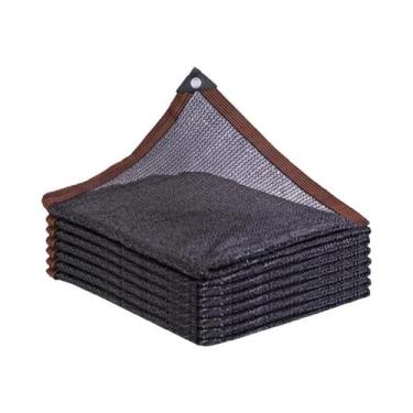 Imagem de Tela De Sombreamento Anti-UV Em HDPE Preto 3-12 Furos Para Plantas De 