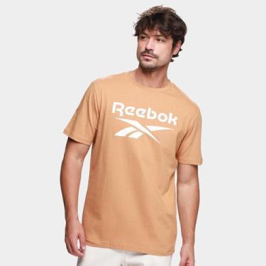 Imagem de Camiseta Reebok Oportunity Logo Masculina, Marrom, P