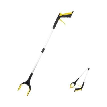 Imagem de Pinça Extensível De Liga De Alumínio Para Coleta De Lixo E Higiene - F