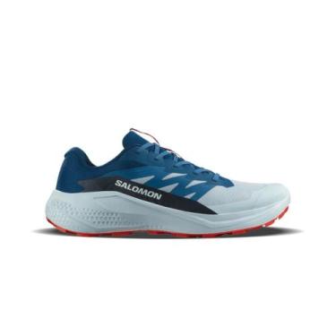 Imagem de Tênis Salomon Trail Running Alphaglide, 43, Branco, Azul