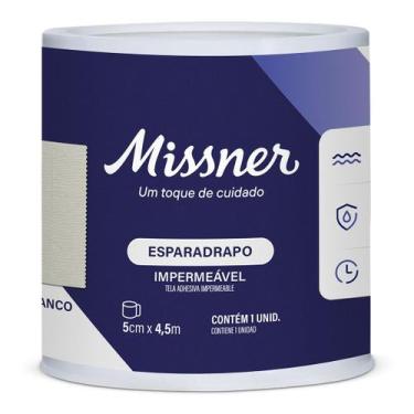 Imagem de Esparadrapo Impermeável Branco 5cm x 4,5m - Missner