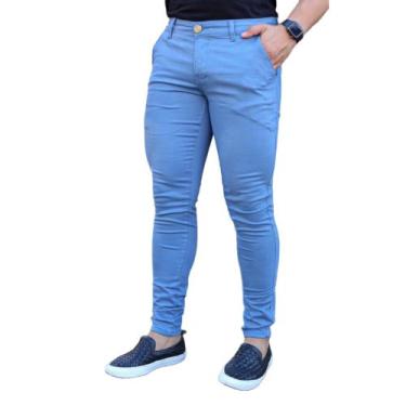 Imagem de calça masculina esporte fino - Diversas, Azul inverno, 42