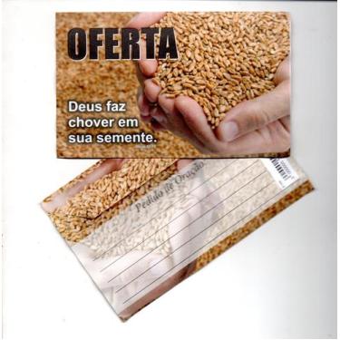 Imagem de Envelopes para Campanha com 100 UNIDADE II - SC, Oferta grãos 